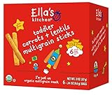 Ella's Kitchen Organic Multigrain Sticks, Carrots and Lentils, 6 ct