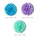Mermaid Under The Sea Party Supplies Decorations Tissue Paper Pom Poms Lantern Garland Kit for Frozen Theme Birthday Baby Shower Bridal Shower 16 Winter Wonderland Party…