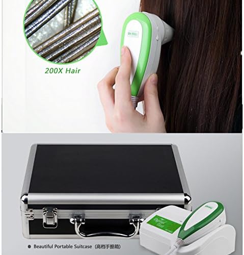 Healtheveryday® 5.0 Mega Pixels USB Hair &amp; Skin, USB Out, 200X Hair Lens and 50x Skin Lens with Pro Software CE FCC