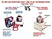 Fullsexy Flow Ring Kinetic 3D Spring Toy Science Educational Interactive Cool Toys for Kids Teens Adults (2 Pack Multicolor) (p7)