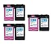HOTCOLOR 6 Pack(3 BLACK+3 COLOR) Replacement for HP662XL HP 662XL HP 662 XL Ink Cartridge for For Deskjet Ink Advantage 1515 3515 3545 Printer ( CZ105AL/ CZ106AL)