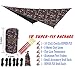 Chill Gorilla 10x10 Hammock Rain Fly Camping Tarp. Ripstop Nylon. 170