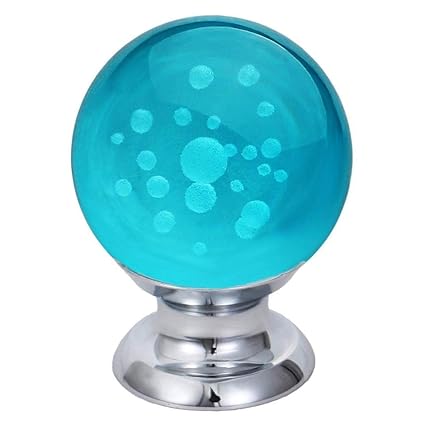 Buy Toogoo 10 Pcs Crystal Cabinet Knobs Round Glass Kitchen
