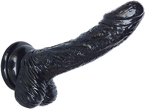 026 6.03" Real Man Di-ldò Toy for Person to Make Happy Time,BB06CC0718DD (Black)