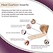 Shoes Too Big Inserts - Heel Cushion Pads - Grips for Blister Prevention and Comfort - Shoe Filler for Women & Men, 4 Pairs