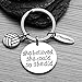 Volleyball Keychain Gift – She Believed She Could So She Did Quote with Heart and Ball Charms – Motivational Accessories for Volleyball Players, Teams, or Coaches