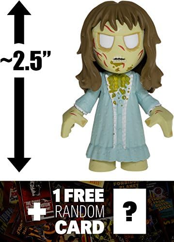 Regan (The Exorcist): ~2.5" Horror Classics x Funko Mystery Minis Vinyl Mini-Figure Series #3 + 1 FREE Horror Movie Trading Card Bundle [RARE] (108447)