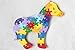 DD Wooden Jigsaw Puzzles Winding Horse Toys for Preschool Letter & Numbers Puzzles Educational Toys For Toddlers /Kids/ Children /Boys/ Girls (3 4 5 Year Old and Up)