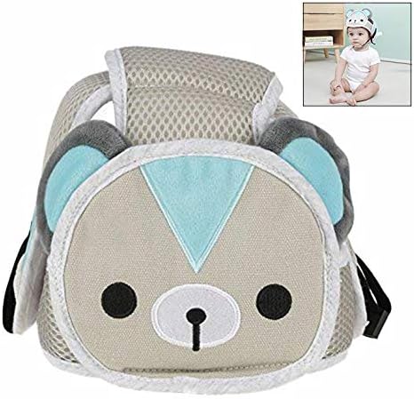 iwobi Cartoon Baby Safety Helmet,Adjustable Safety Protective Cap for Toddlers Walking Crawling