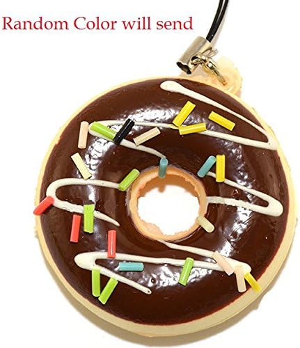 5CM Squishy Mini Donut Simulation Food Toy Chocolate Noodles Sweet Roll Collectibles 1PCS