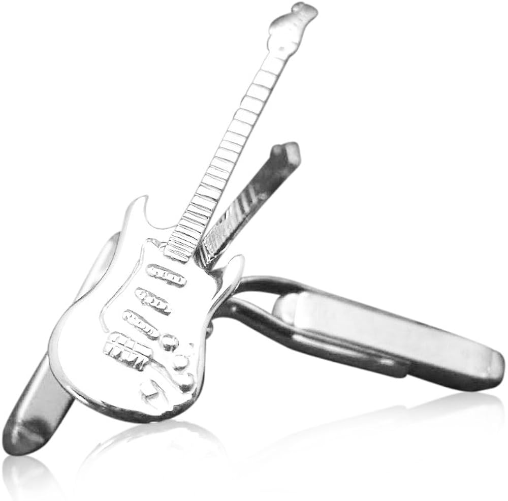 Anillo de los hombres de plata de ley de la guitarra eléctrica Fender