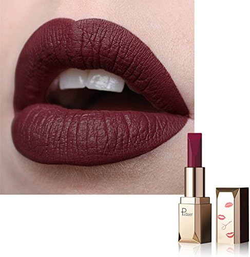 PUDAIER 26 Colors Matte Lipstick, Long Lasting Creamy Waterproof Lip Gloss, All-Day Smudge Proof Makeup with Non-Toxic Formula, Great Gift for Wife, Girlfriend, Women (Color 11)