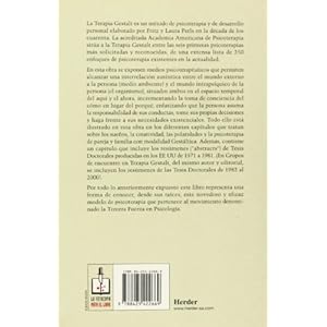 Terapia Gestalt. Enfoque centrado en el aqui y ahora (Spanish Edition)