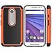 Motorola Moto G (3rd Generation) Case Cimo [Shockproof] Case Heavy Duty Shock Absorbing Dual Layer Protection Cover for Moto G G3 (3rd Gen, 2015) - Orange