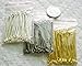 Beading Station 300pcs Mix Silver/Gold/Black Plated Eye Pins 21GA 1.5