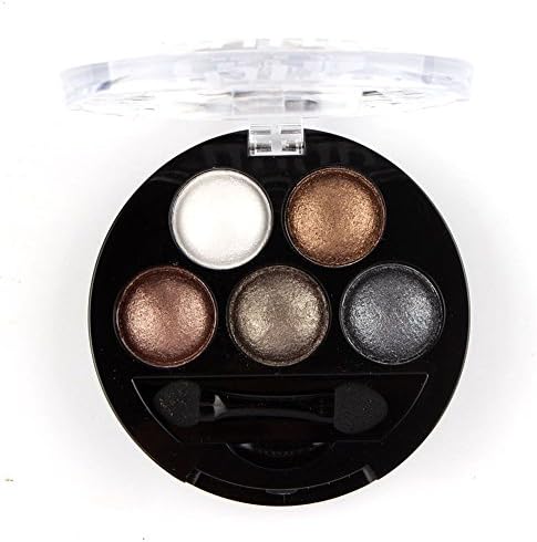 Easy Lifestyles New 5 Colors Shiny Shimmer Pearly Lustre Eyeshadow Eye Shadow Makeup Palette Cosmetic Set (Nature)