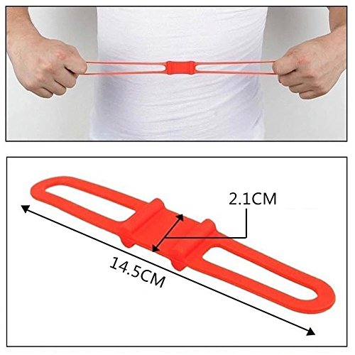 superdream MTB Cycling Bike Bicycle Silicone Band Flash Light Flashlight Phone Strap Tie Ribbon Mount Holder (Pack of 6) - Thumbnail 6