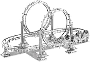 Montaña rusa hecho a mano de metal creativo ensamblado ...