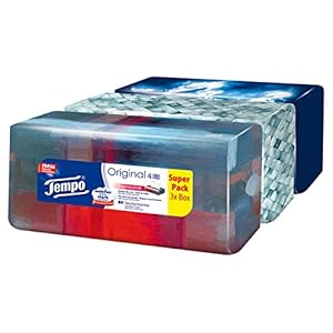 Tempo Zakdoeken Trio-Box, 3 x 80 doeken (240 doekjes)