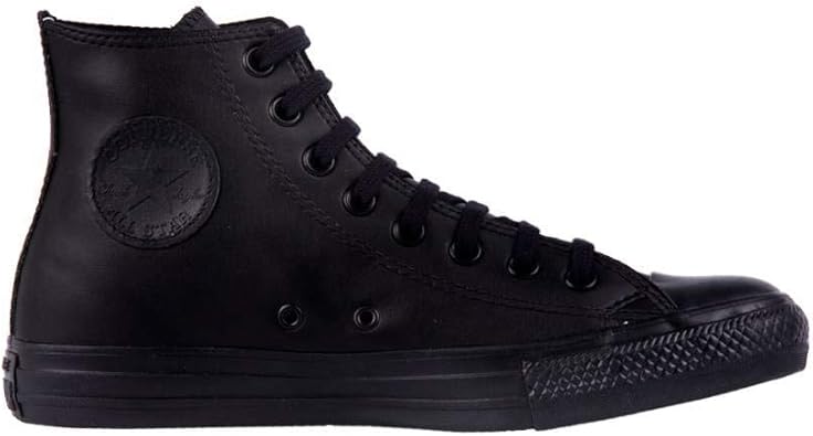 all star monochrome preto cano alto