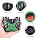 Luwint 8 X 21 Kids Binoculars, Mini Compact and Image Stabilized, Green