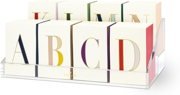 Kate Spade New York Initial Notepad with 100 Pages, N (Yellow) - Image 3