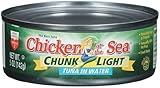 Canned tuna in water