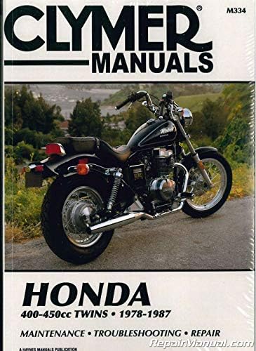 M334 1978-1987 Honda CB400 CM400 CB450 CM450 CBX450 Motorcycle Clymer Repair Manual Paperback – 2004