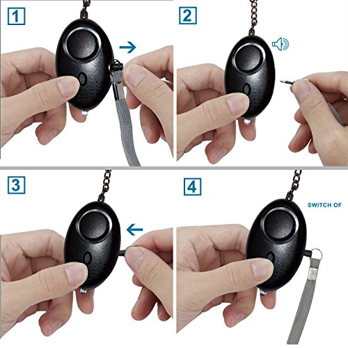 Personal-Alarm-Keychain-Self-Defense-Security-Device-for-Women-Men-Kids-Students-with-LED-Light-130db-3-PACK-by-GRP-Direct