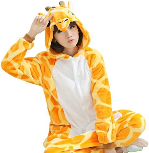 Adstry Cosplay Kigurumi Pajamas Sleepwear Costume Homewear Lounge Wear 29 Giraffe S