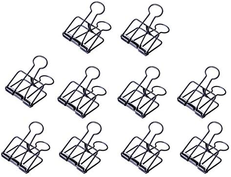 10 Pack Wire Binder Clips Stylish Metal Clips Wire Clip for Photo Wall Wire Grid Display