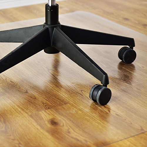 Azadx 36" X 48" Office Chair Mat, Transparent Hard Floors Protector with Lip, Home Office Chair Mats for Hard Surfaces (36 x 48'' with Lip) - Thumbnail 4