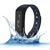 Teslasz Fitness Trackers, I5 plus IP65 Water-resistant Pedometer Bluetooth 4.0 Sleep Monitor Activity Tracker for Android and IOS Smart Phone