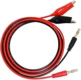 Elenco Electronics TL-16 Banana to Large Alligator Test Lead Set