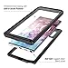 Waterproof Case for Galaxy NOTE 10, Justcool Clear Full Body Heavy Duty Protection Case, Fingerprint Unlock with Fingerprint Film, Shockproof Rugged Cover for Samsung Galaxy NOTE 10 (Black/Gray+Clear)