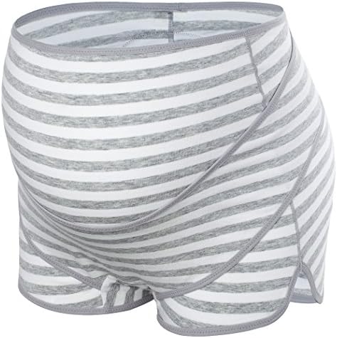 Topwhere High-Waisted Pregnant Knickers Adjustable Supporting Abdomen Cotton Magic Sticker Maternity Belt