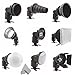 FOMITO 9in1 Flash Speedlite Accessories Kit SGA-K9 for Canon Nikon Sony Yongnuo Metz
