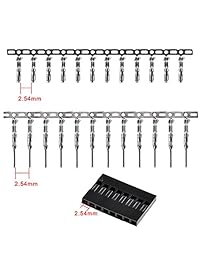 siquk 780pcs Dupont carcasa para conector macho hembra conector de Pin 40 pin Pitch Pin Headers y 10 alambre de color de arcoíris plano cinta IDC cable de alambre kit surtido