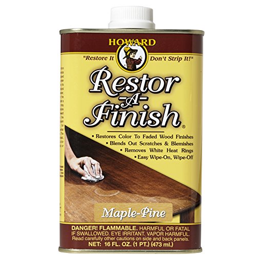 Howard Products RF2016 Restor-A-Finish, 16 oz, Maple-Pine (Best Paint Finish For Cabinets)