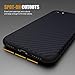 iPhone 7 Case, Roybens TPU Shockproof Case Ultra Slim Fit Anti Slip Light Thin Soft Rugged Flexible Cover with Protective Carbon Fiber Grip Back Pattern for Apple iPhone 7 (2016) 4.7 inch Navy Blue