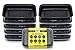 Bolt Goods Small Meal Prep Snack Containers (10 Pack - 12 Ounce) Made in USA - Reusable Washable Microwavable Plastic Food Storage Bento Box with Lids - BPA Free