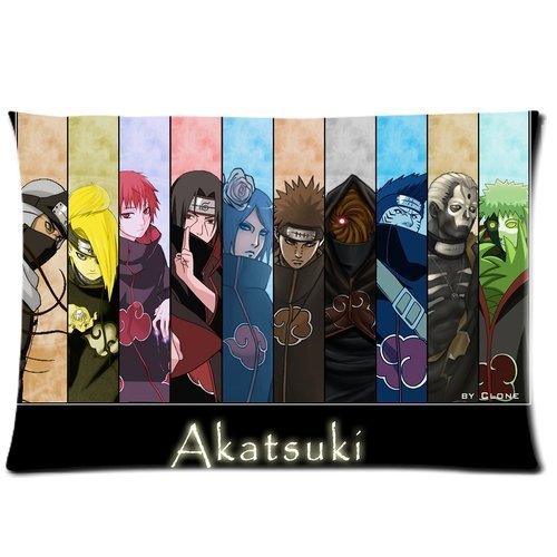 Customapan Anime Naruto Uchiha Sasuke Sharingan Kakashi Rectangle Comfortable Style Zippered Pillowcase Standard Size 30 Twin Sides Buy Online In Fiji At Fiji Desertcart Com Productid