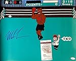 Autographed/Signed Mike Tyson Punchout Nintendo Video Game Boxing 16x20 Photo JSA COA