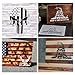 US Military Flag Stencil Templates - 9 Pack US Army Star, Navy, Army, Air Force, Marine Corps, Punisher Skull, Don't Tread On Me Gadsden Flag Stencils, Large Reusable Stencils for Painting on Wood