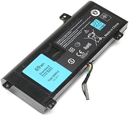 Duliing 11.1V 69Wh 6 Cell M14X G05YJ Laptop Replaement Battery For Dell Alienware 14 A14 M14X R4 14D-1528 Y3PN0 8X70T ALW14D 0G05YJ ALW14D-4828