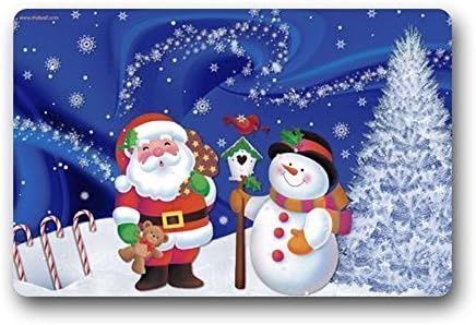 homelover(TM) Merry Christmas Santa Claus Snowman Door Mat Kitchen Decor Floor Mats Rugs 23.6 X 15.7 Inches