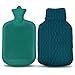 AZMED Hot Water Bottle with Premium Rubber for Pain Relief, Best Heated Bag (2-Liters, Knit Cover)