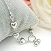 SusenstoneHeart Cherries Women Ankle Bracelet Barefoot Sandal Beach Foot Jewelry