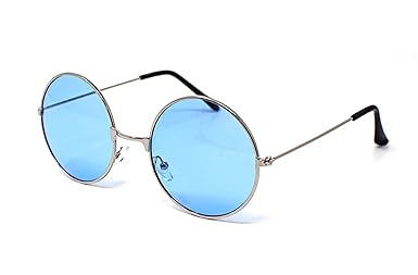 UltraByEasyPeasyStore Erwachsene Retro Runde Sonnenbrillen Stil John Lennon Vintage Look Qualität UV400 Elton Brillen Männer 