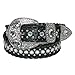CTM® Women's Western Belt with Rhinestones and Studs